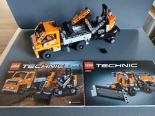 LEGO TECHNIC Straßenbau-Fahrzeug mit Bagger 42060 Streufahrzeug Schneeraupe