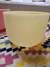 MEINL Kristallglas Klangschale- Gelb- 3,9 KG- 29cm Durchmesser- Chakra