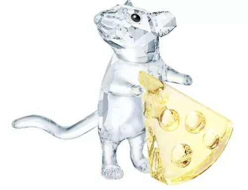Swarovski maus mit käse mouse - swarovski,