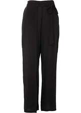 Neu Hose mit Kordelzug Gr. 34 Schwarz Damen Sommerhose Pants