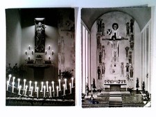 Bayerisch Gmain, Pfarr-Kirche St. Nikolaus von der Flüe, Marienaltar, Altarfresk