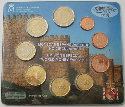 Spanien kms kursmünzensatz - spanien,
