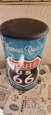 WENKO 21591100 Wäschetruhe Vintage Route 66 - Badhocker, Fassungsvermögen 54 L,