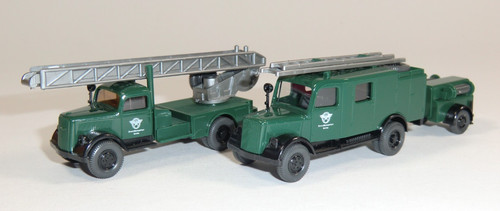 Wiking opel blitz - blitz, drehleiter