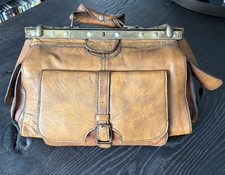 Vintage arzttasche aus leder - vintage,