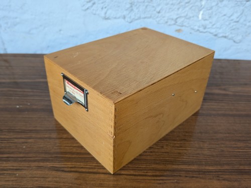 Karteikasten vintage - karteikasten,