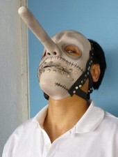 Chris Fehn Latex MASKE weiß