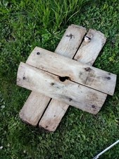 Alte Waschmaschine holzteil