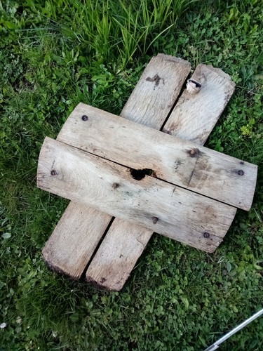 Alte waschmaschine holzteil - alte,