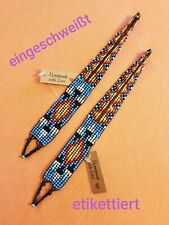 ? XXL-Breites Zeh-Fußbändchen Fußkettche Fußband, Perlen weben, Kette Band Ring