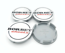 4x Original Borbet Nabendeckel