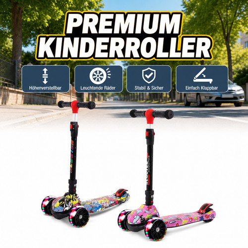 Kinderroller led leuchträder - led,