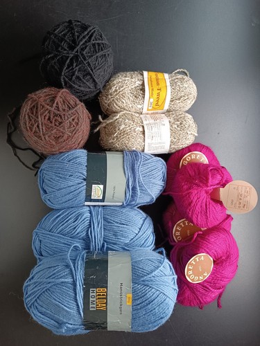 Strickwolle paket konvolut - strickwolle, paket,
