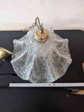 vintage Hängelampe Echtglas