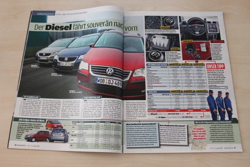 Auto bild 2009 - vw, touran