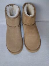 Lammfellstiefel Boots Stiefeletten von OOG in Beige gr 38