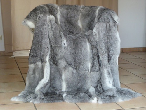 Pelzdecke chinchilla farbe - pelzdecke,