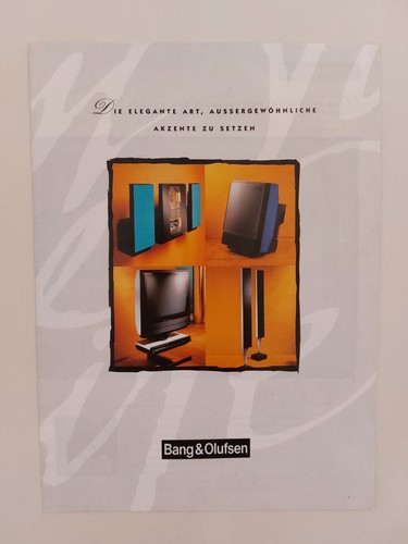Bang olufsen katalog - bang, &