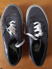 Vans Mädchen Sneaker Schuhe Bunt Glitzer Gr 36 Neuwertig 