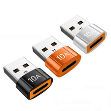 Adapter USB C Adapter OTG Ladeadapter Konverter USB A zu USB C 3.1 Buchse 10A