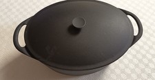 X XL Cousances Gusseisen Bräter ca. 9Liter oval / ähnlich Le Creuset - ca. 45cm