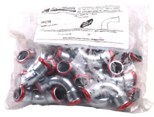 20 Stück JM-Jäger 2PC18 Pressfitting C-Stahl Bogen Muffen 90° Winkelmuffe Rohre