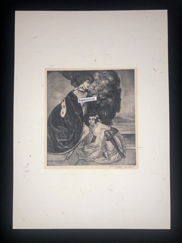 Erotische lithographie nach - erotische,