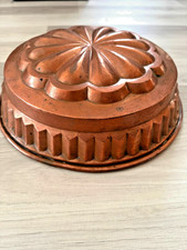 alte Große Kupfer Backform