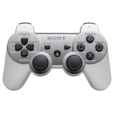 PS3 - Original DualShock 3 Wireless Pad #silber [Sony] starke Gebrauchsspuren