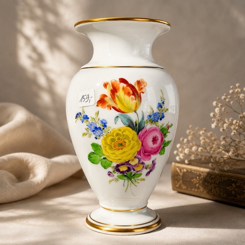 Edle meissen porzellanvase - edle,