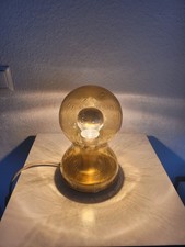 Schöne Doria Tischlampe  Tischleuchte Glas Lampe Space Age Retro 70er