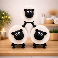 3x Toilettenpapierhalter