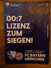 VfL Bochum - FC Bayern München Saison 23/24, Spielankündigungspostkarte 18.02.24