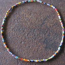 Choker Rocailles bunt Herren Damen Surferschmuck Surfkette Kette Halskette Beach