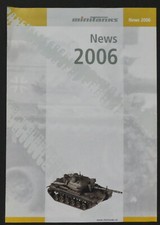 Minitanks  Neuheiten 2006  6 Seiten  A4