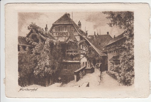 Eisenach wartburg burg hof - wartburg,