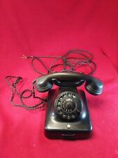 ANTIKES ALTES BAKELIT TELEFON SIEMENS 9F - 5b (1169)