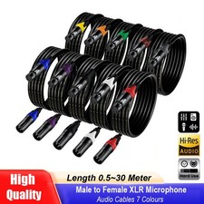 Xlr audio kabel - audio, 0,5m-30m