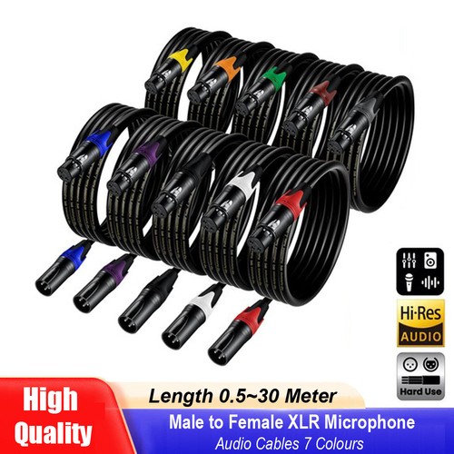 Xlr audio kabel 30m - kabel, 0,5m-30m