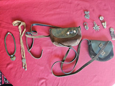 Konvolut Trachtenzubehör – Gürtel, Taschen, Schnallen, etc.