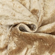 Pannesamt uni dunkelbeige Samt