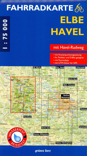 Fahrradkarte elbe havel - elbe,,