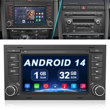 1+32G Android 14 AutoRadio FM GPS Navi Carplay Für Audi A4 8E 8H B6 B7 2001-2008