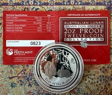 Silber 2 oz Lunar II Hase