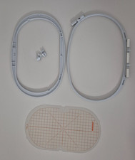 * Bernina Stickrahmen groß oval 145x255mm Handarbeit Hobby sticken DIY B-Ware