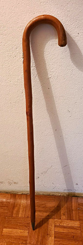 Holz gehstock braun - gehstock, mit