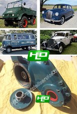 Unimog U411 Motor OM636,Stirndeckel Kurbelwelle Dichtung Umbau a.Wellendichtring