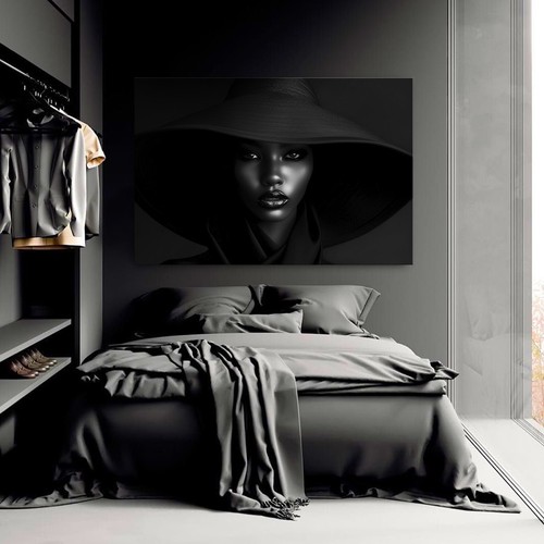Wandbild mode fashion schwarze - wandbild,
