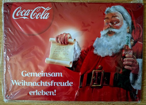 Coca cola werbeschild blech - werbeschild, in