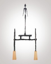 Alberto Giacometti - Frau auf dem Wagen - Bronze - After - Rare